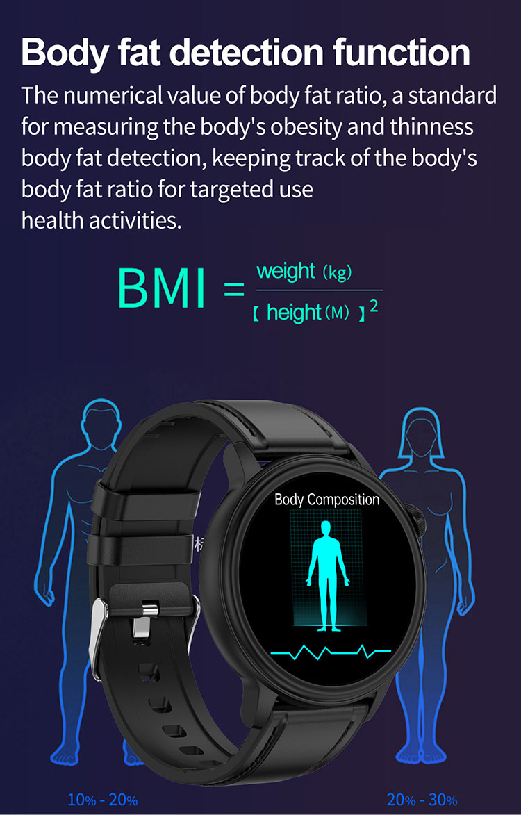 ET470 Body Fat Detection Function Watch